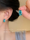 Turquoise Teardrop Stud Earrings
