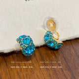 Turquoise Teardrop Stud Earrings