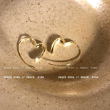 Gold Minimalist Hoop Earrings