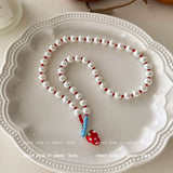 Rattan-style Floral Drop Earrings