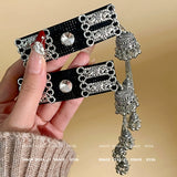 Vintage Chain Choker Earrings