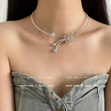 Sparkly Choker-style Drop Earrings