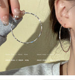 Gold Thin Hoop Earrings