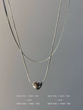 Silver Heart Pendant Necklace