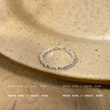 Silver Chain Stackable Rings