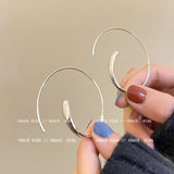 Silver Minimalist Hoop Earrings