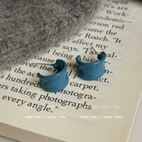 Colorful Resin Hoop Earrings