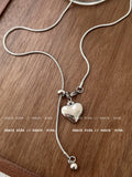 Silver Heart Pendant Necklace
