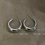 Gold Huggie Hoop Earrings