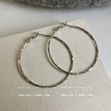Gold Thin Hoop Earrings
