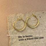 Silver Teardrop Hoop Earrings
