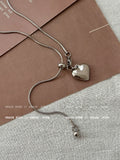 Silver Heart Pendant Necklace