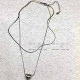 Silver Heart Pendant Necklace