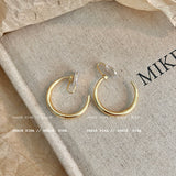 Silver Teardrop Hoop Earrings