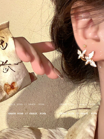 French Retro Hoop Earrings