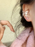 Butterfly Rhinestone Stud Earrings